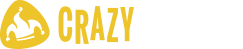 Crazy Winners online casino logo with bold yellow and white lettering featuring a unique crown icon popular for slots games and gambling bonuses.